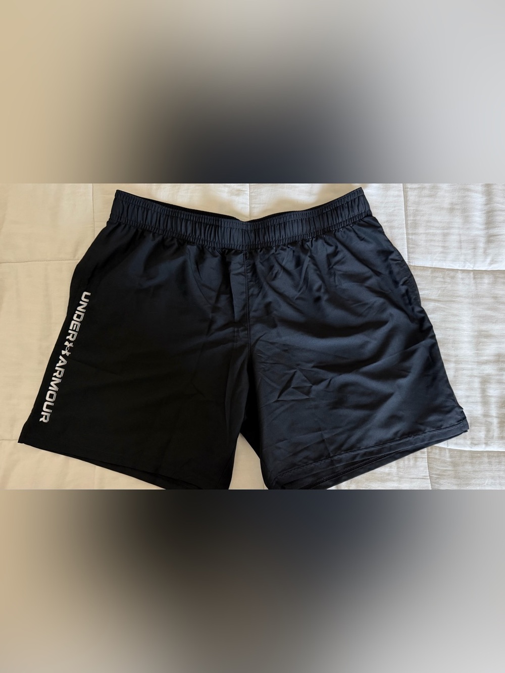 Under Armour Black Men’s Athletic Training Shorts with Logo